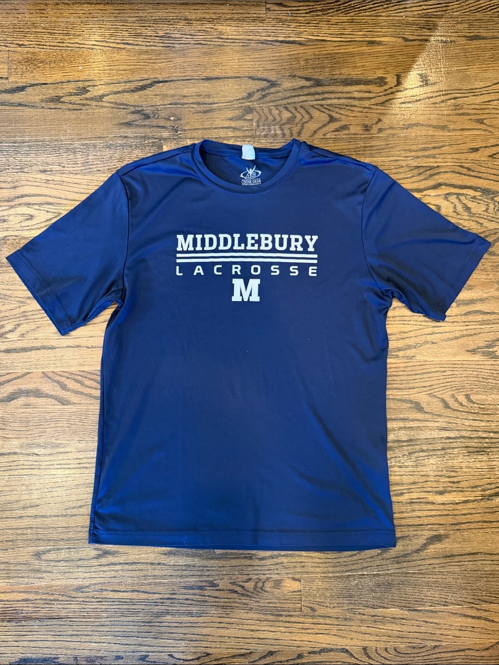Middlebury Lacrosse Men's Navy Short-Sleeve Athletic Tee